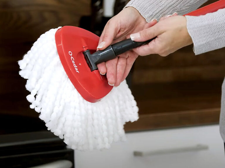 How to Clean O Cedar Mop Head