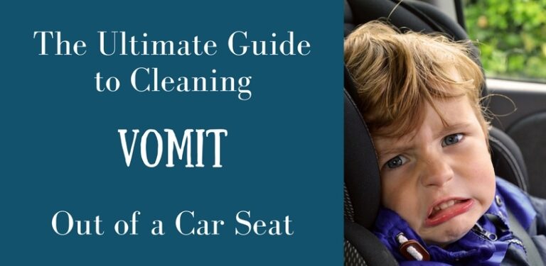 How to Clean Car Seat Straps Vomit